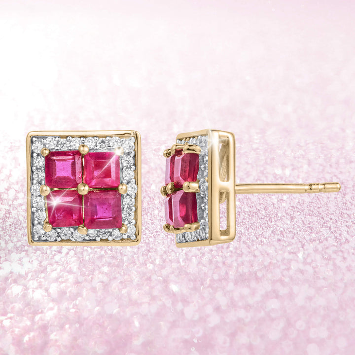 Rouge Lumiere Ruby Earring
