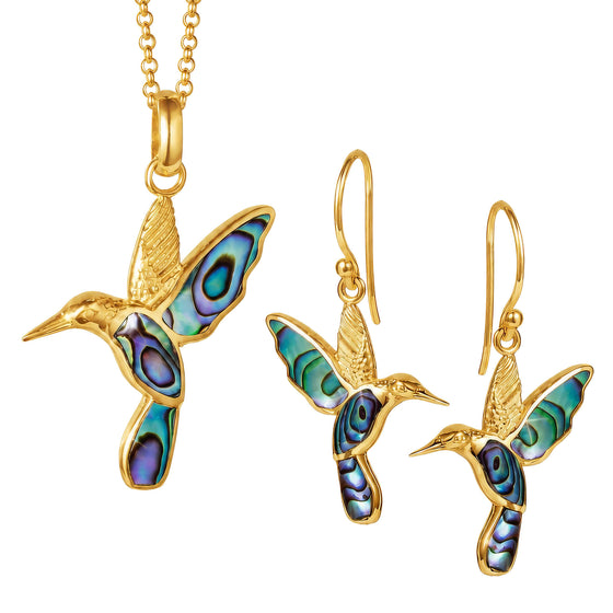 Golden Abalone Hummingbird Collection