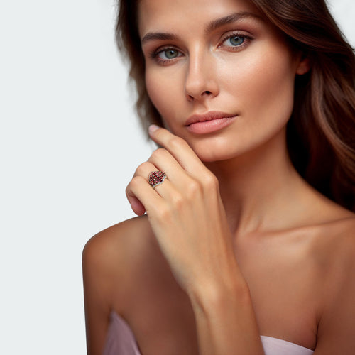 Daniel Steiger Passion Garnet Ladies Ring