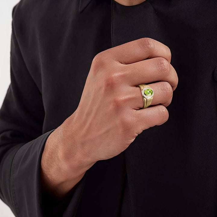 Daniel Steiger Ascension Peridot Men's Ring