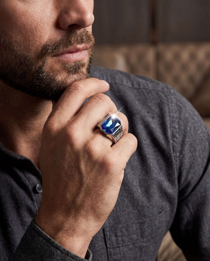 Daniel Steiger Imperial Cobalt Men's Ring