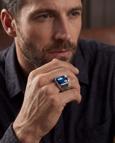 Daniel Steiger Imperial Cobalt Men's Ring