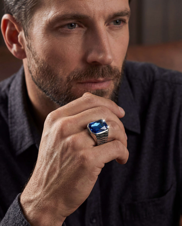 Daniel Steiger Imperial Cobalt Men's Ring