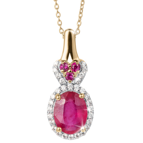 Daniel Steiger Ruby Romance Pendant