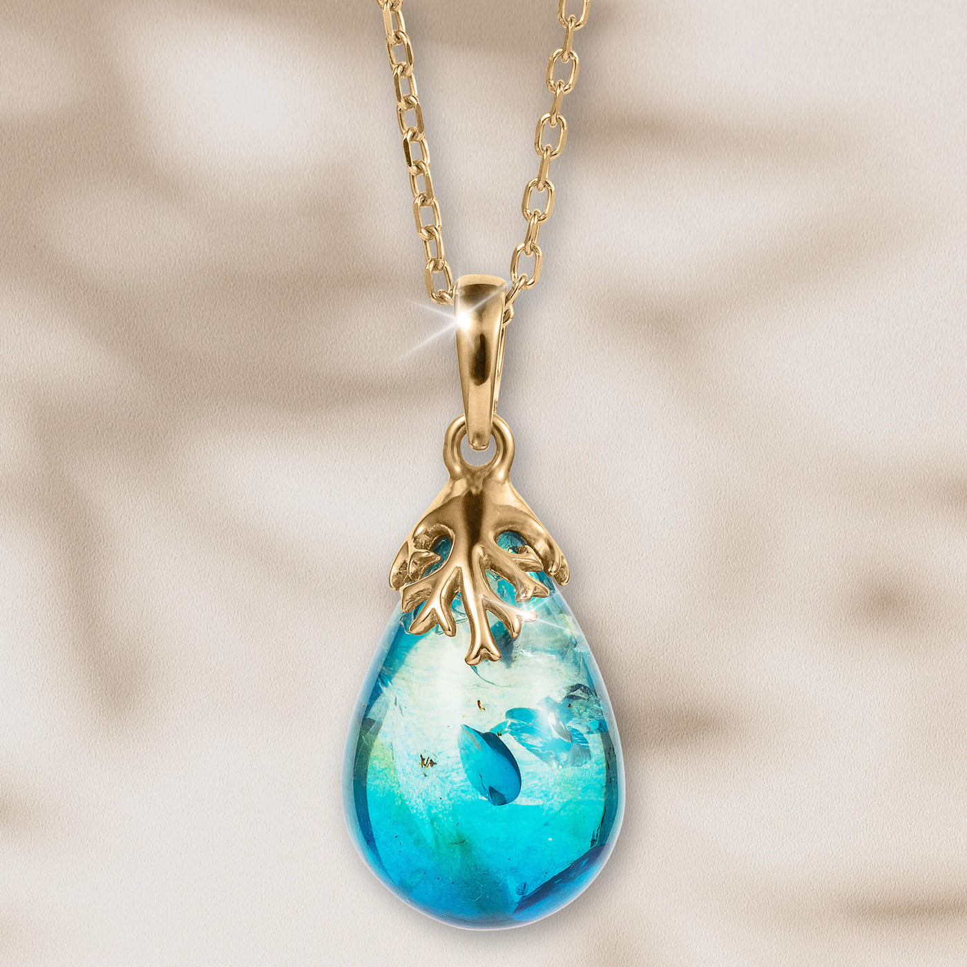 Daniel Steiger Azure Amber Pendant