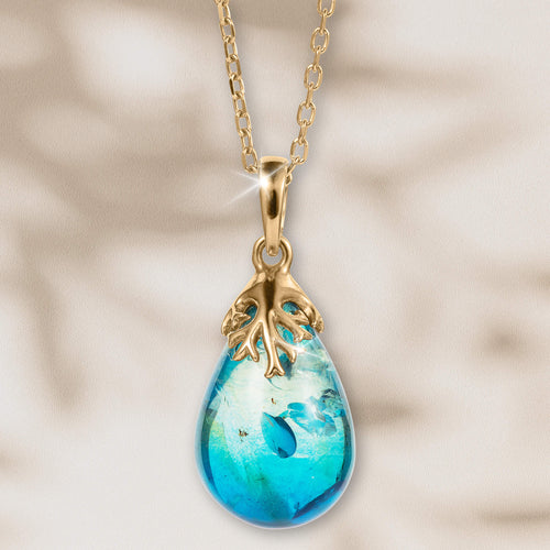 Daniel Steiger Azure Amber Pendant