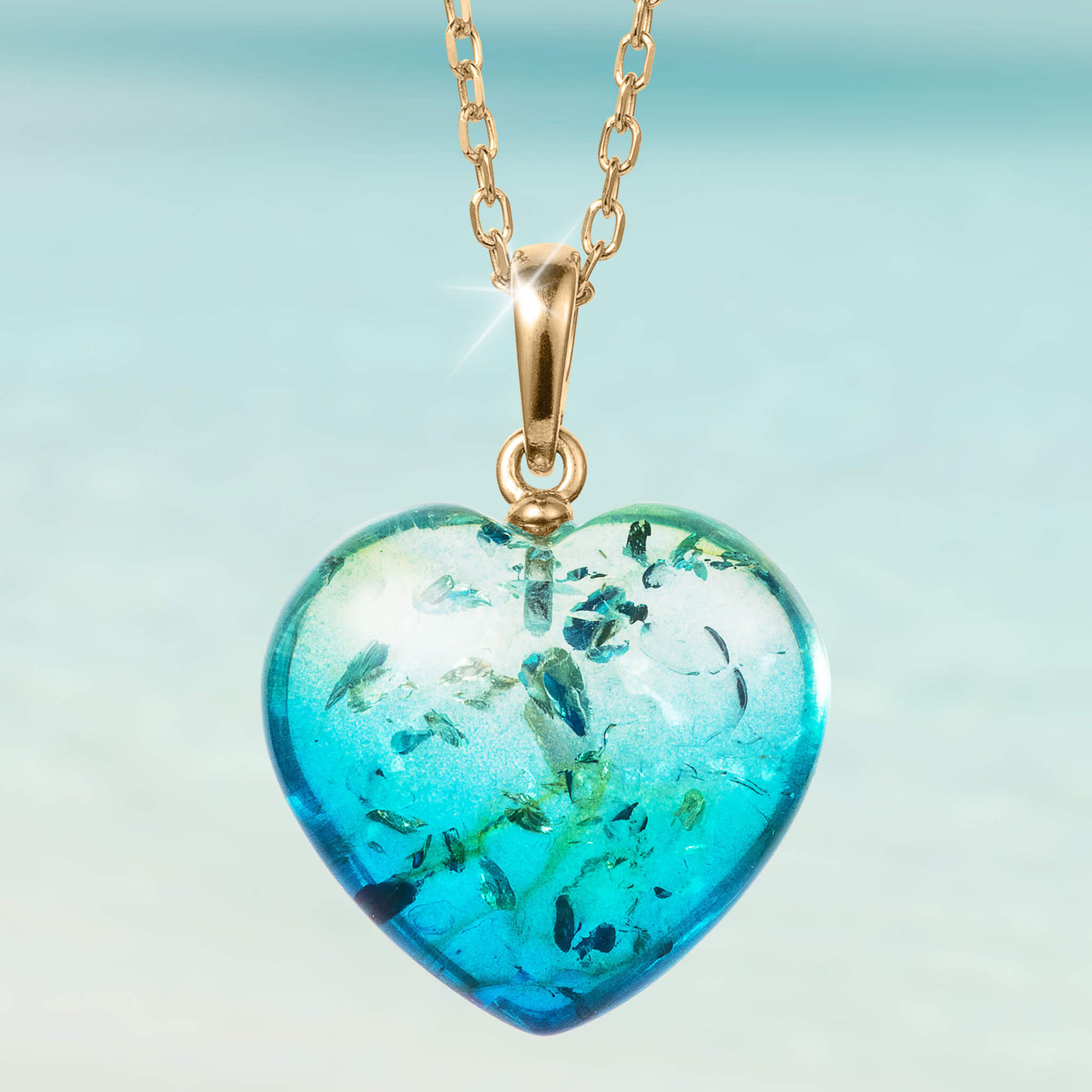 Daniel Steiger Ocean Heart Pendant