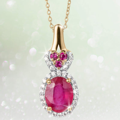 Daniel Steiger Ruby Romance Pendant