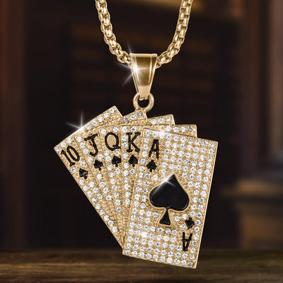 Daniel Steiger Royal Flush Pendant