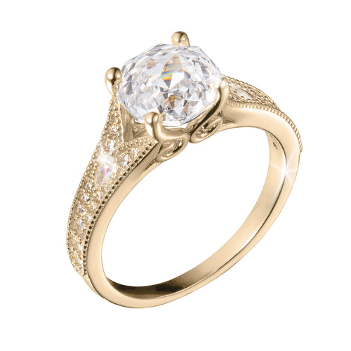 Daniel Steiger Enchanted Rose Clear Ladies Ring