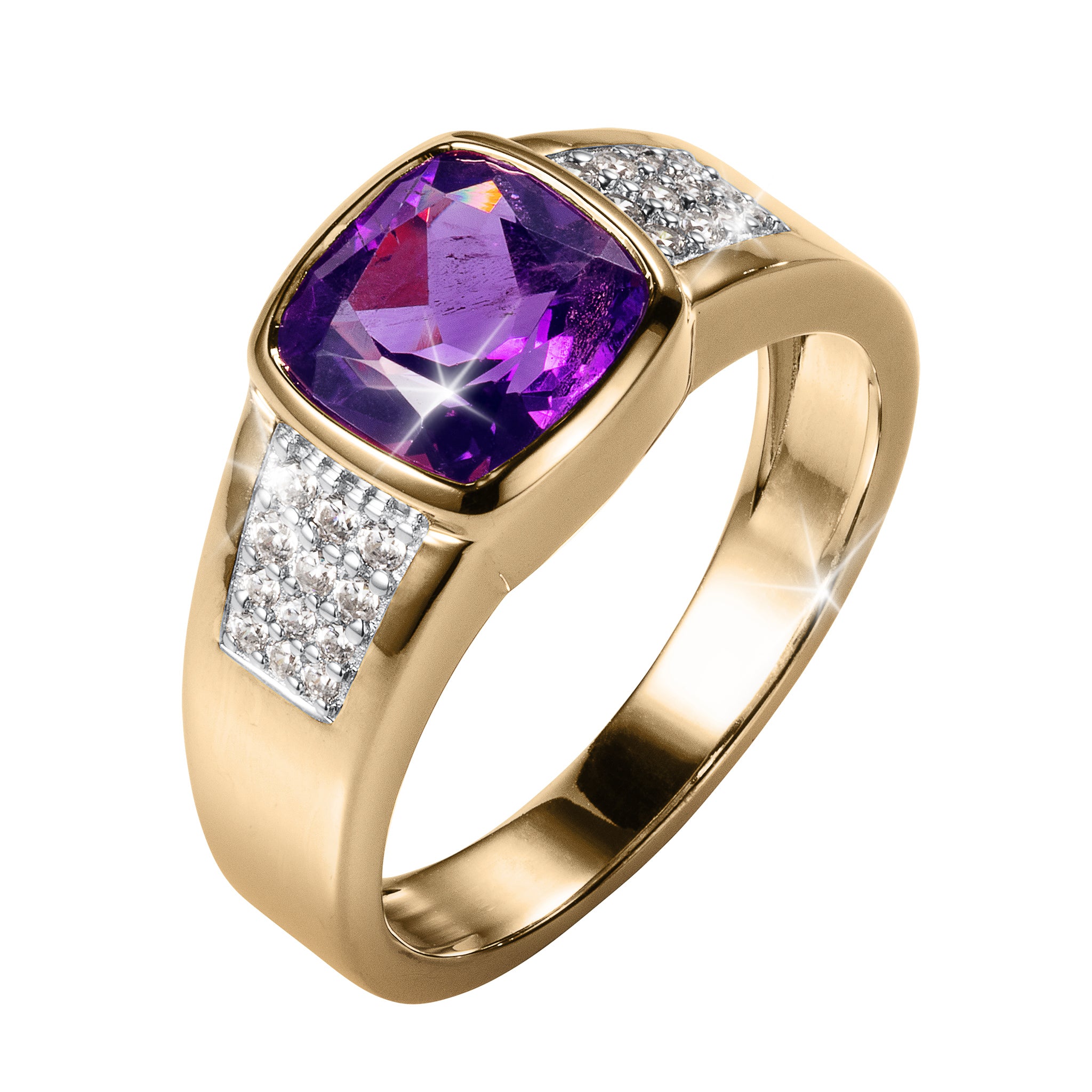 Daniel Steiger Glorious Amethyst Men’s Ring