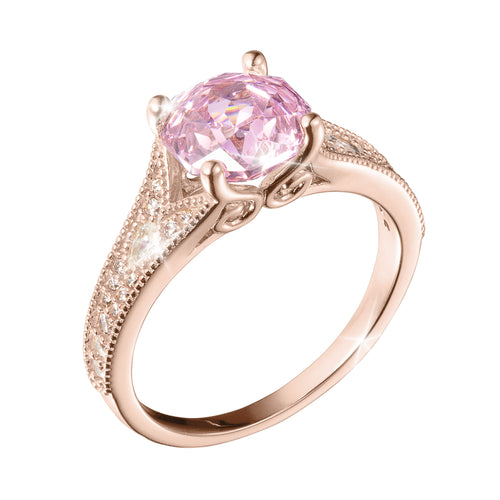 Daniel Steiger Enchanted Rose Pink Ladies Ring