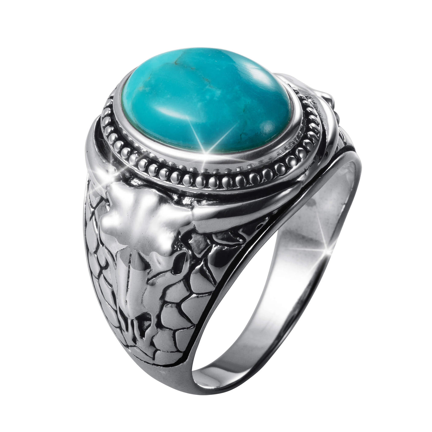 Daniel Steiger Longhorn Legacy Turquoise Men’s Ring