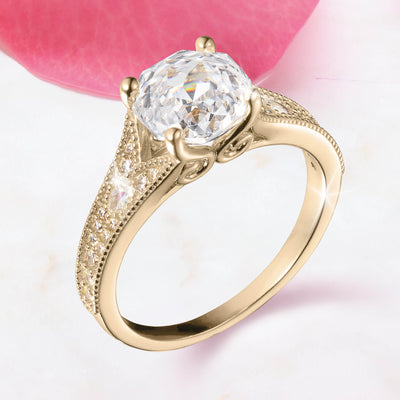 Daniel Steiger Enchanted Rose Clear Ladies Ring