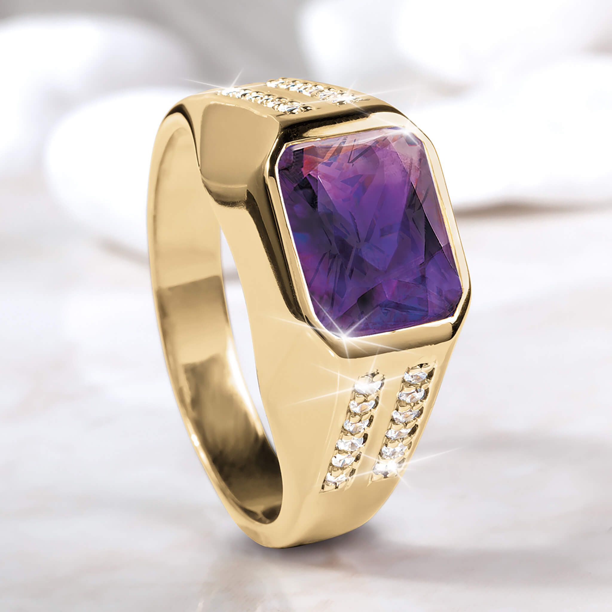 Daniel Steiger Saracen Purple Men's Ring