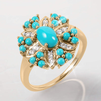 Daniel Steiger Desert Bloom Turquoise Ring