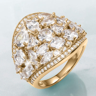 Daniel Steiger Glittering Mosaic Ladies Ring