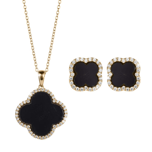 Daniel Steiger Fortuna Clover Onyx Collection