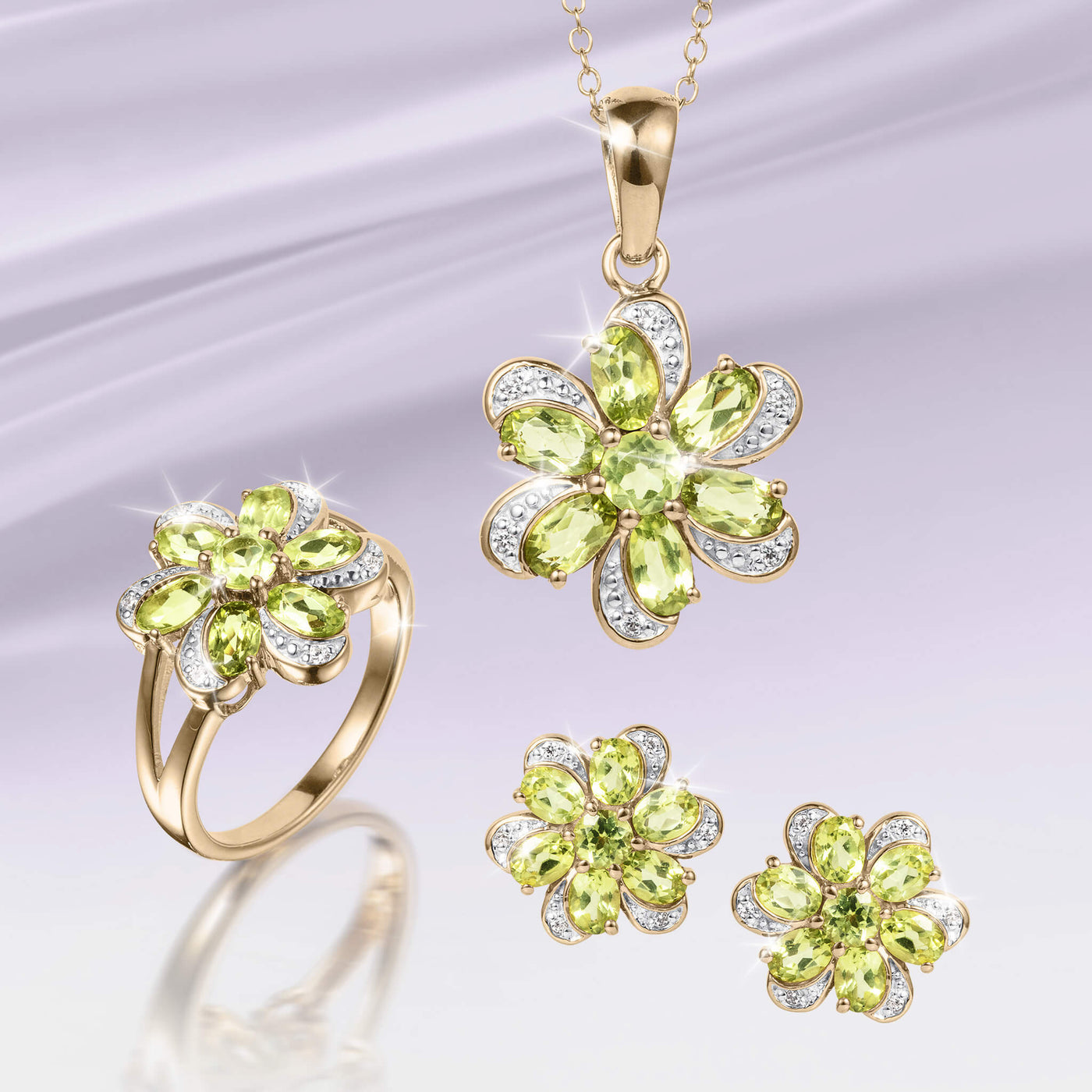 Daniel Steiger Flora Peridot Collection