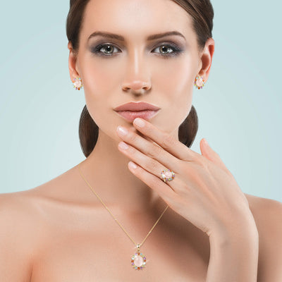 Daniel Steiger Rainbow Blushes Pendant