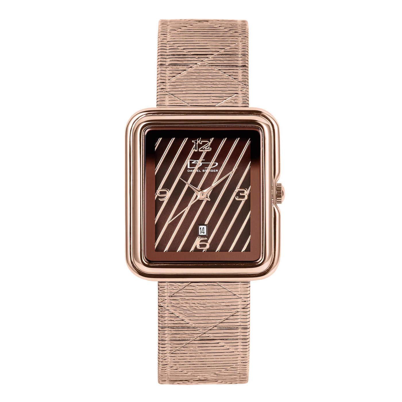 Daniel Steiger Parisian Mesh Rose Gold Ladies Watch