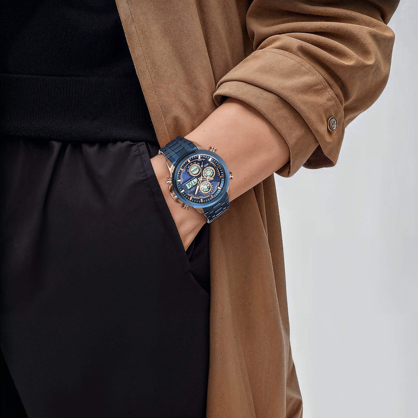 Daniel Steiger Techmaster Blue Men's Watch