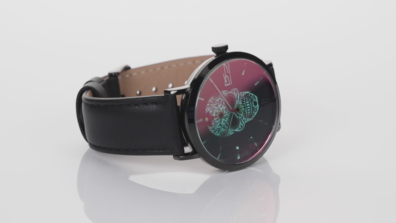 Daniel Steiger Rebel Skull Men's Black Watch