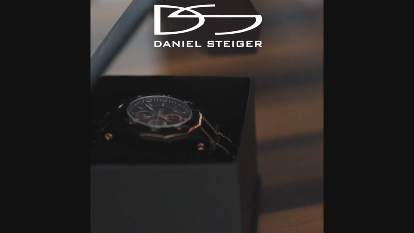 Daniel Steiger Phantom Men's Watch & Ring Set