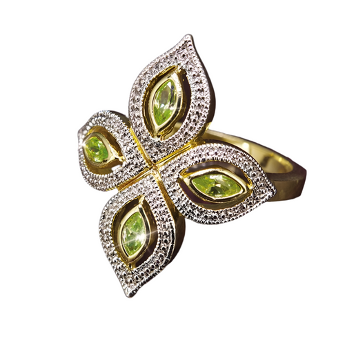 Daniel Steiger Peridot Bali Ring