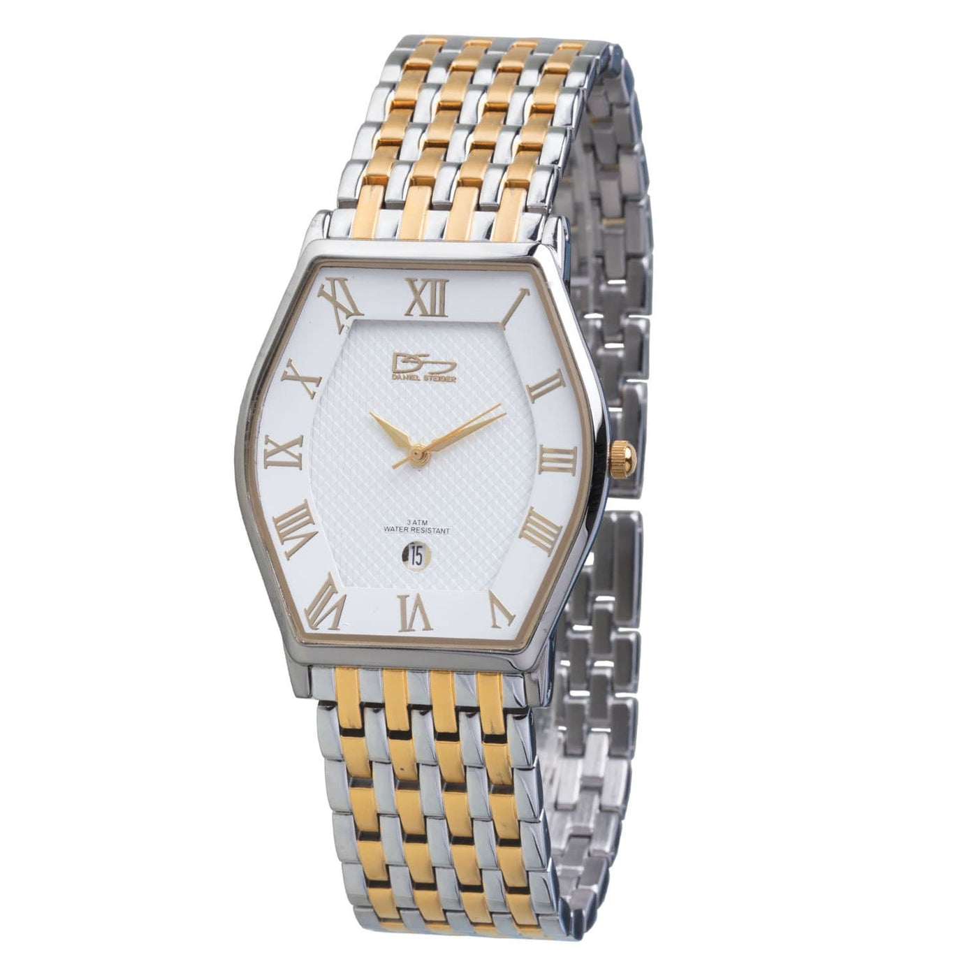 Daniel Steiger Sterling Tonneau Men's Two-Tone Watch