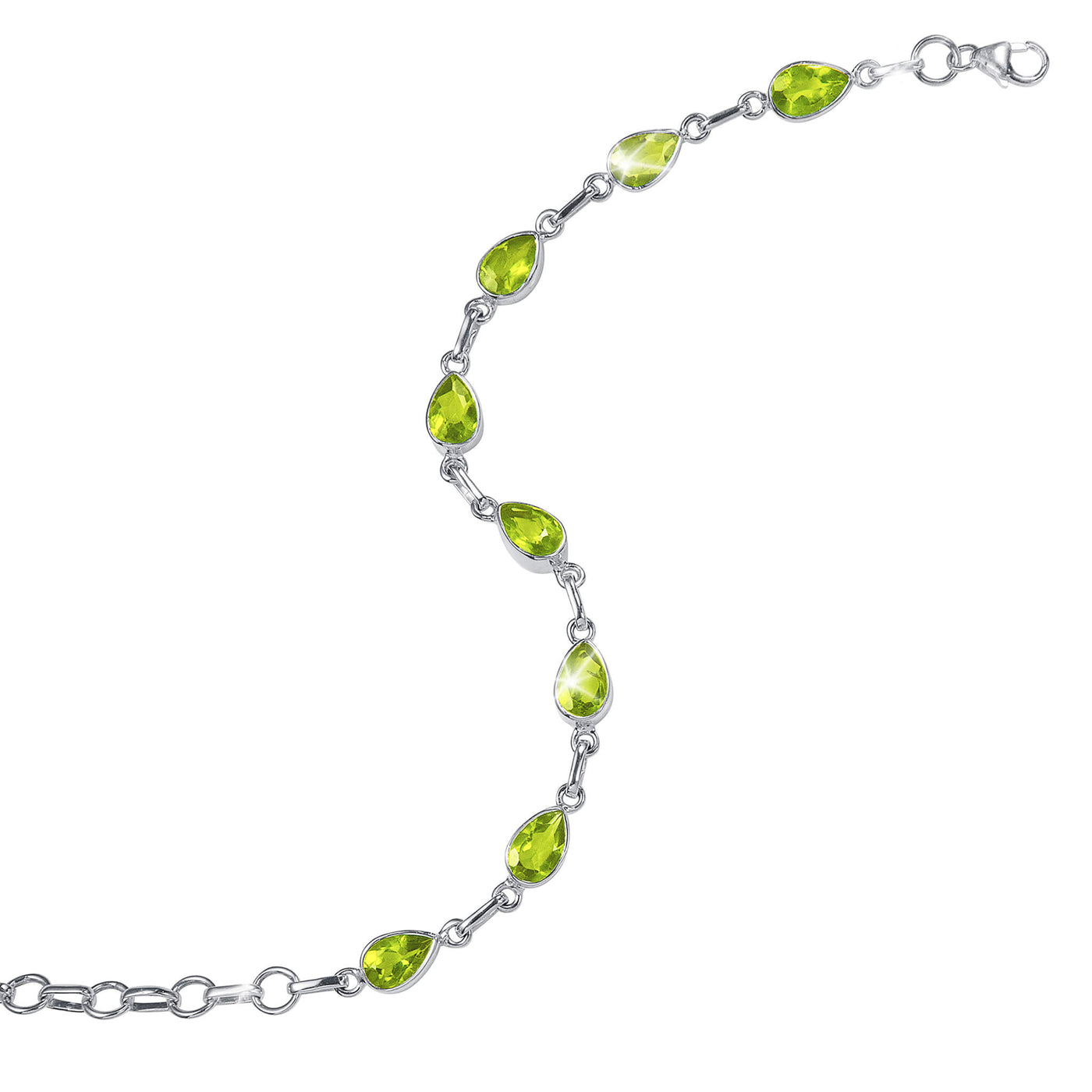 Daniel Steiger Summer Sparkle Peridot Bracelet