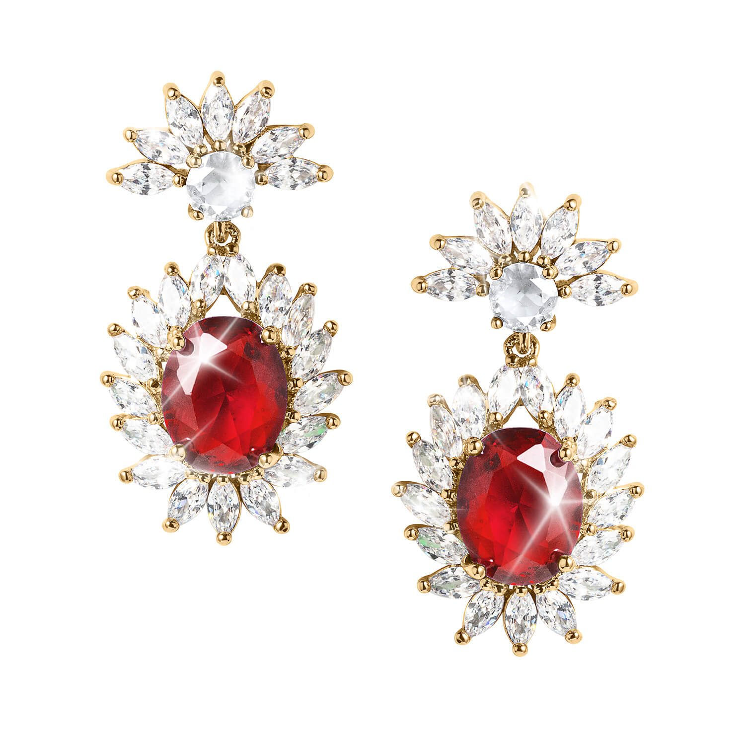 Daniel Steiger Glistening Fountain Earrings