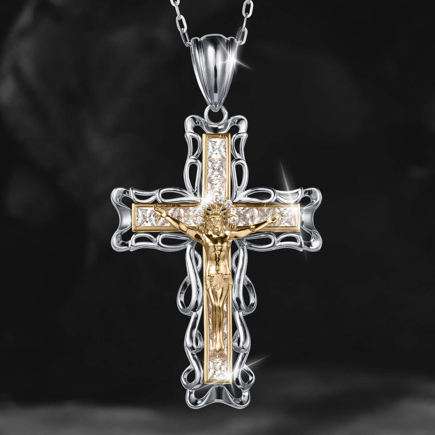 Daniel Steiger Resolute Crucifix Pendant