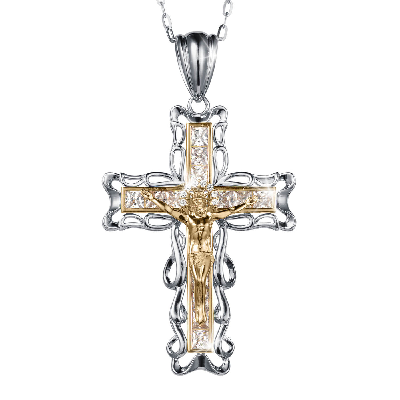 Daniel Steiger Resolute Crucifix Pendant