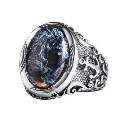 Daniel Steiger Tempest Pietersite Men's Ring