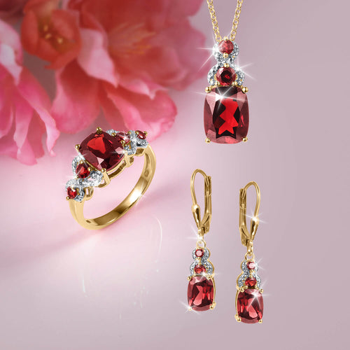 Daniel Steiger Garnet Twist Earrings