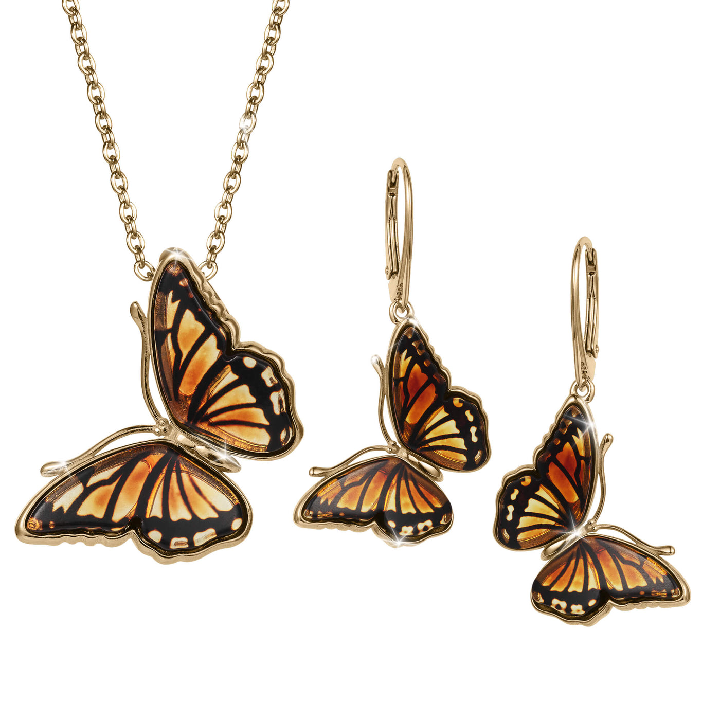 Daniel Steiger Baltic Amber Butterfly Collection