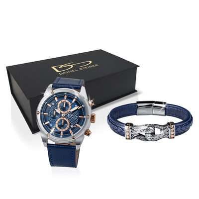 Daniel Steiger Icona Men's Watch & Bracelet Box Set