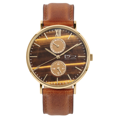 Daniel Steiger Natural Stone Tiger's Eye Men's Watch