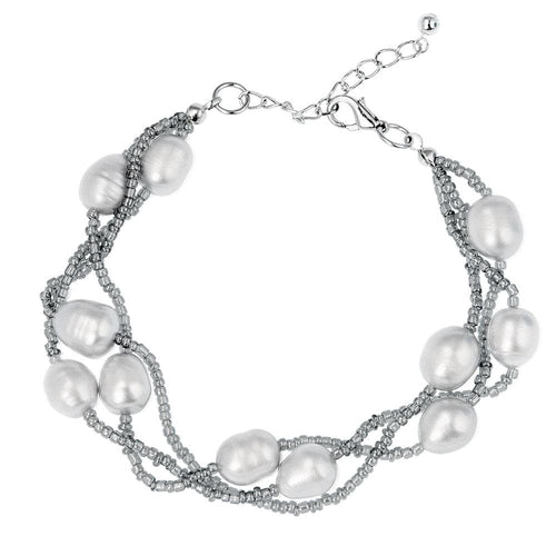 Daniel Steiger Dove Silver Pearl Bracelet