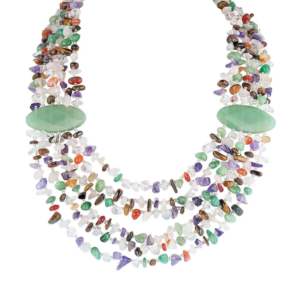 Daniel Steiger Jade Cascade Necklace