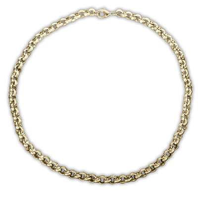 Maxus Golden Steel Necklace crafted from gold-plated stainless steel, designed as a stylish and durable men's jewelry necklace for an elegant look.