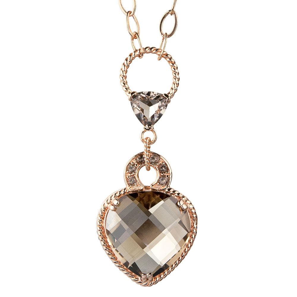 Daniel Steiger Chestnut Quartz Pendant