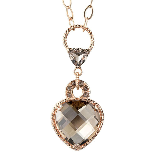 Daniel Steiger Chestnut Quartz Pendant