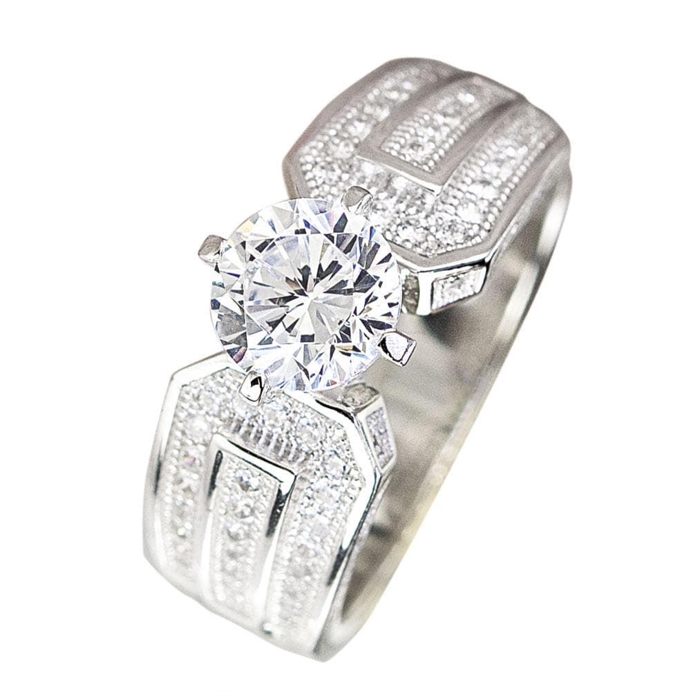 Daniel Steiger 5th Avenue Rhodium Ring