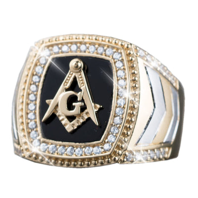 Daniel Steiger Onyx Masonic Ring